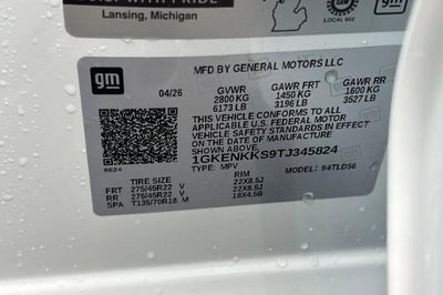 2026 GMC Acadia Elevation