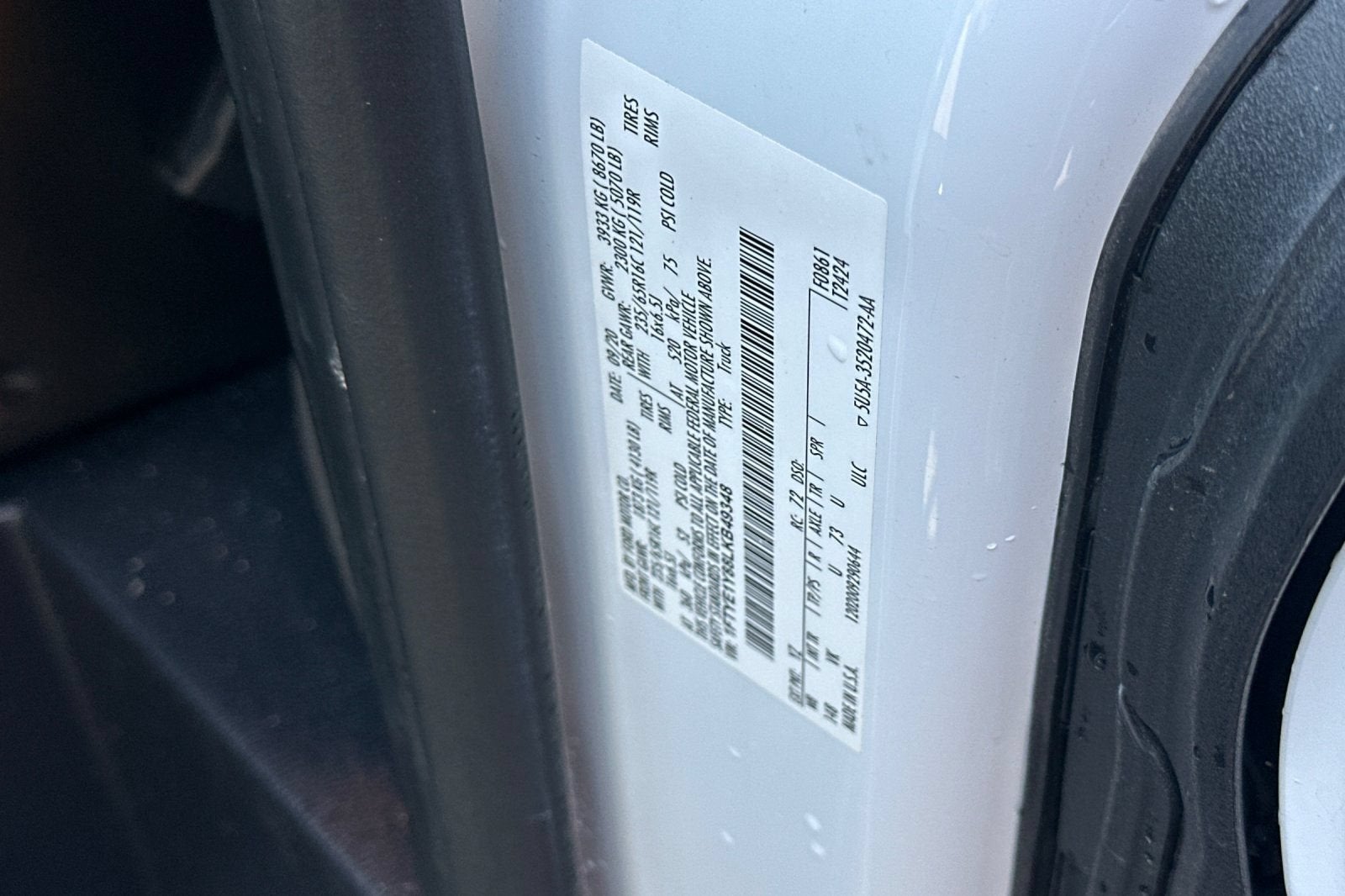 2020 Ford Transit-150 Cargo Van T-150 130" Low Rf 8670 GVWR RWD