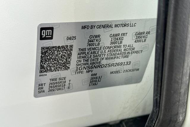 2025 Chevrolet Tahoe LT