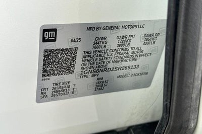 2025 Chevrolet Tahoe LT