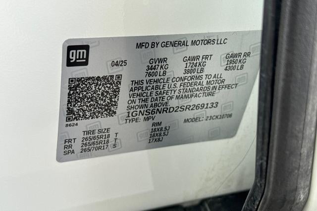 2025 Chevrolet Tahoe LT