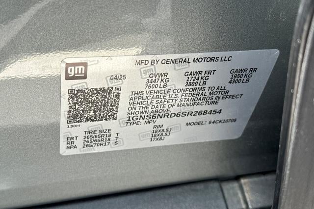 2025 Chevrolet Tahoe LT