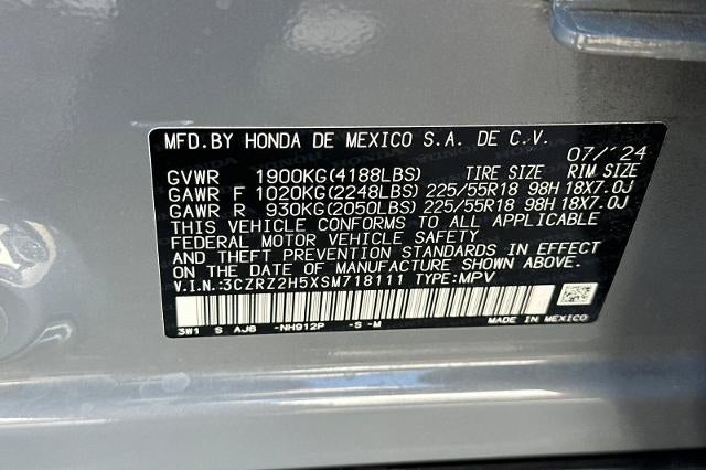 2025 Honda HR-V AWD Sport