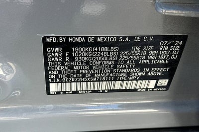 2025 Honda HR-V AWD Sport