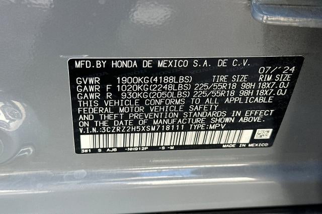 2025 Honda HR-V AWD Sport