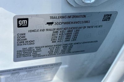 2022 Chevrolet Silverado 1500 LTD Custom