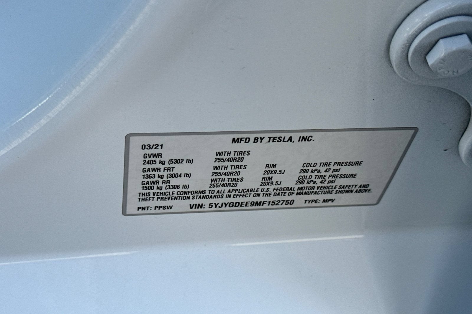 2021 Tesla Model Y Long Range