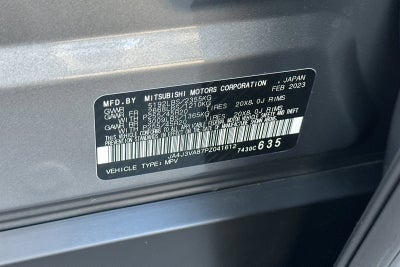 2023 Mitsubishi Outlander SEL Black Edition 2WD