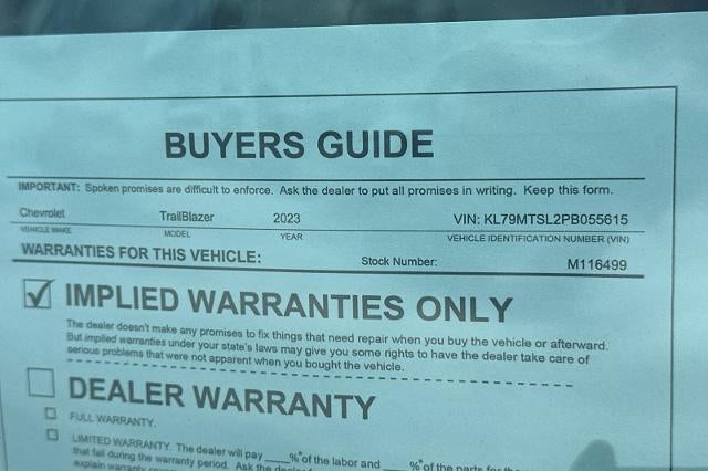 2023 Chevrolet Trailblazer RS