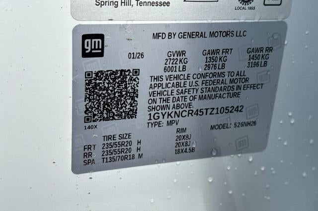 2026 Cadillac XT5 Premium Luxury