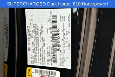 2025 Ford Mustang Dark Horse
