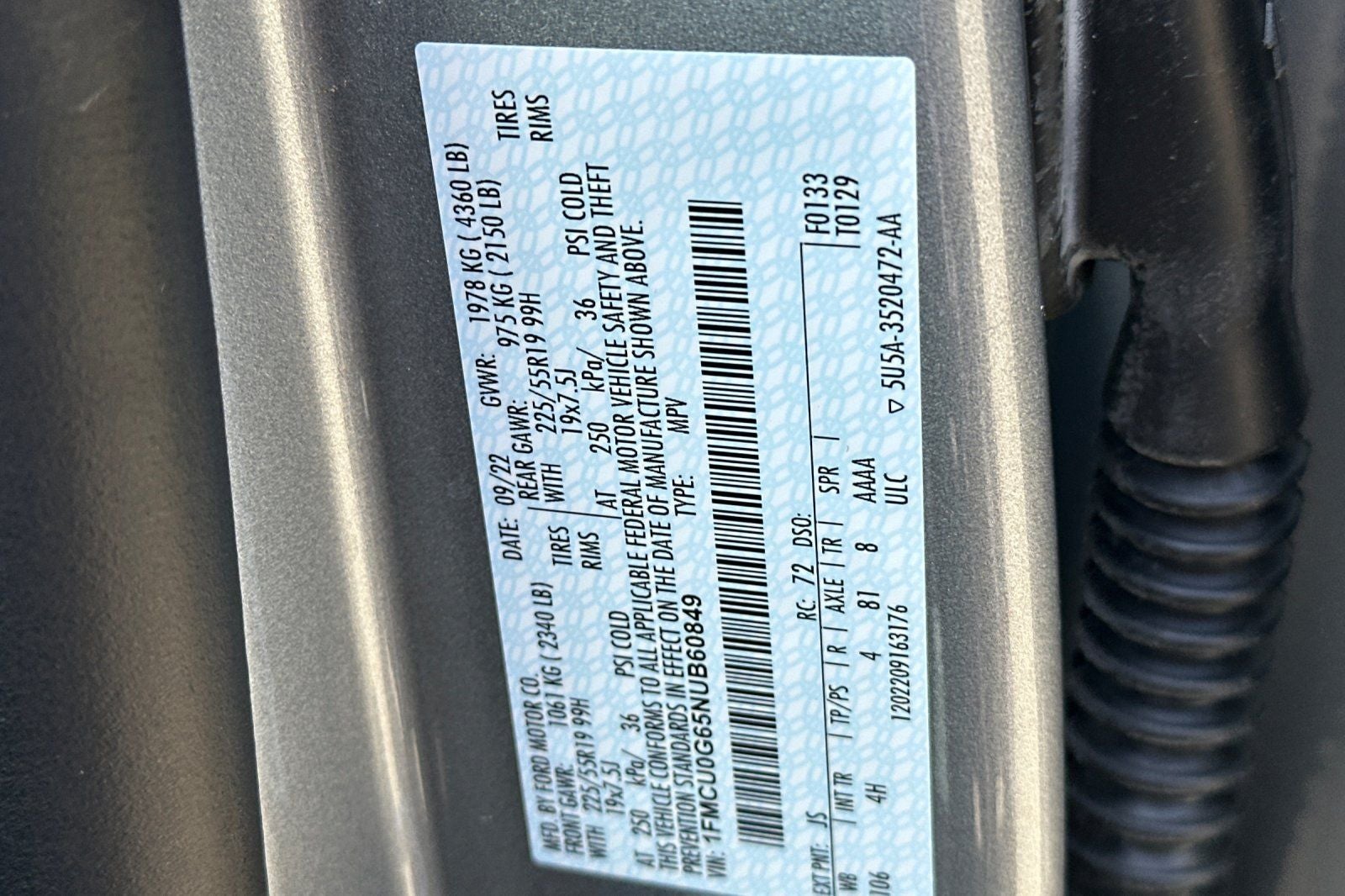 2022 Ford Escape SE
