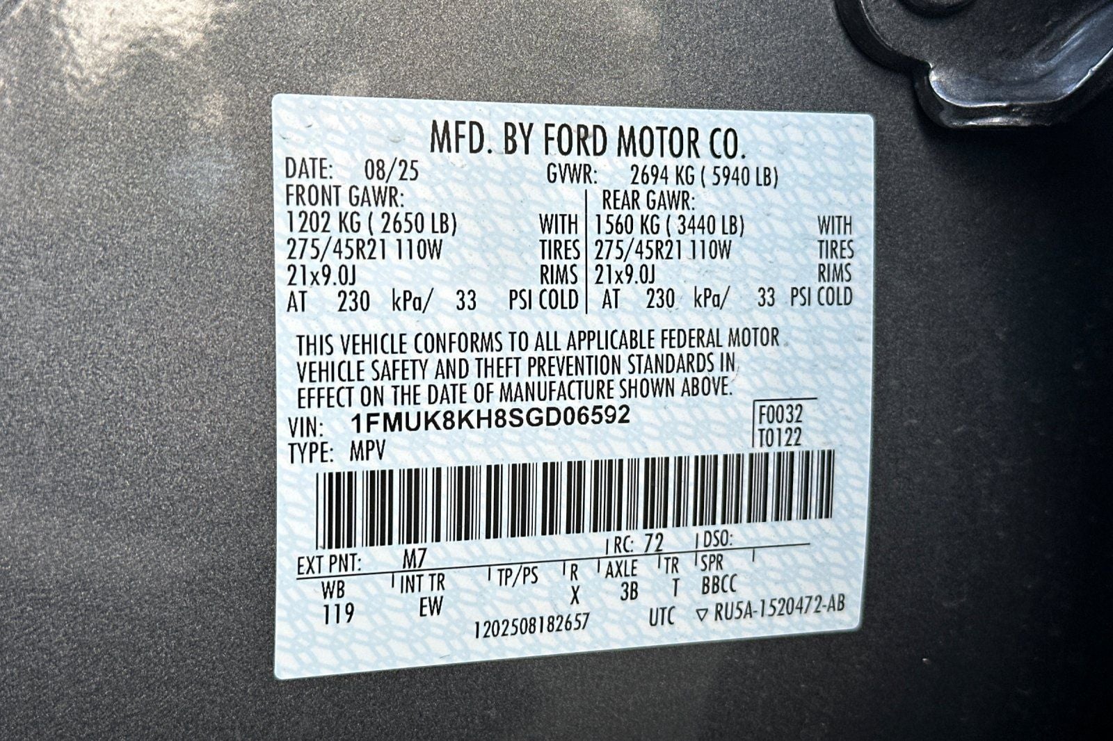 2025 Ford Explorer ST-Line