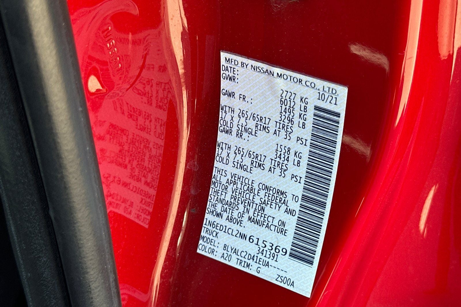 2022 Nissan Frontier SV