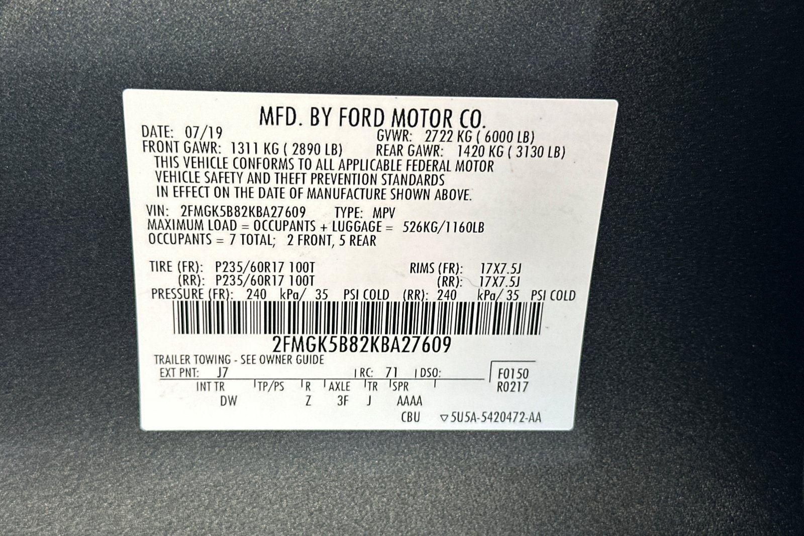 2019 Ford Flex SE