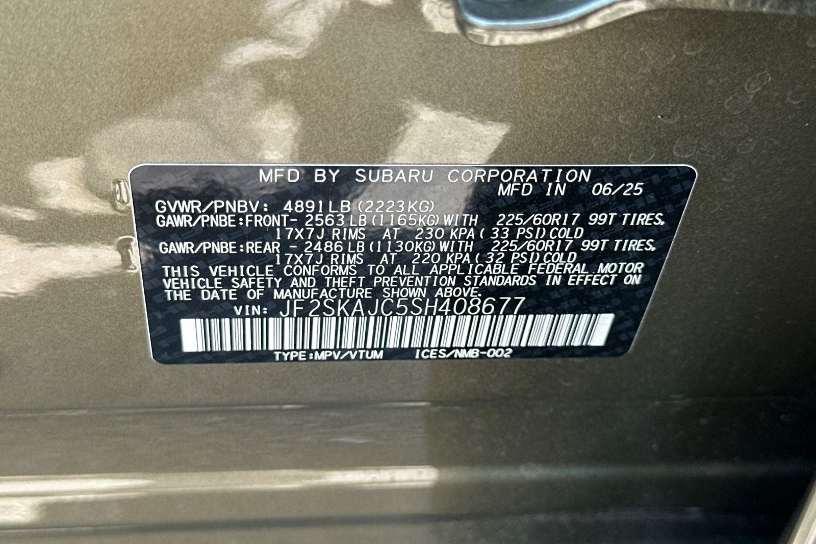 2025 Subaru Forester Wilderness