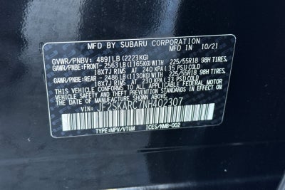 2022 Subaru Forester Touring