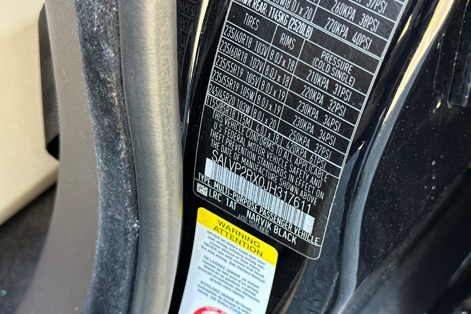 2018 Land Rover Range Rover Evoque SE