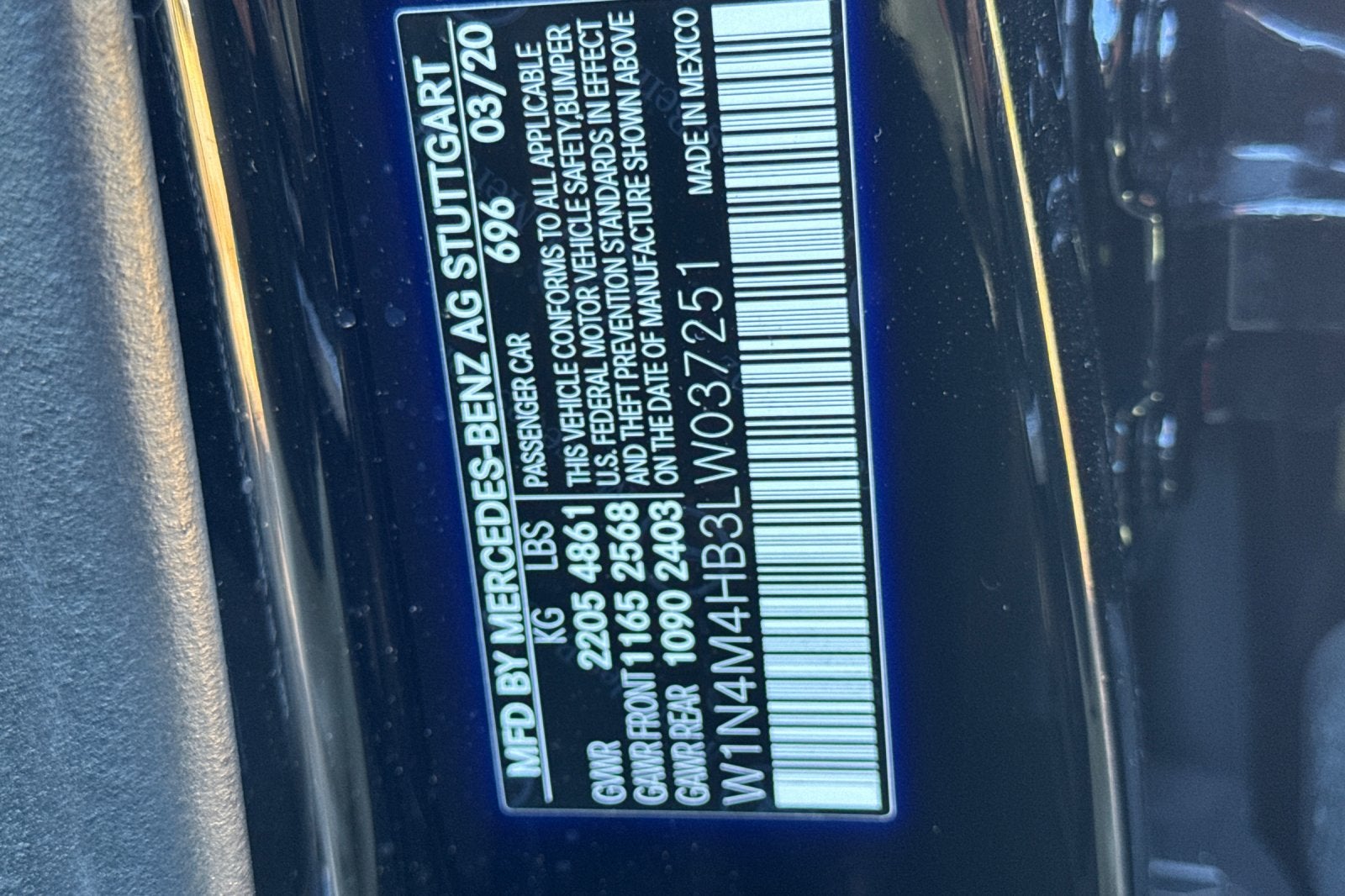 2020 Mercedes-Benz GLB Base 4MATIC®