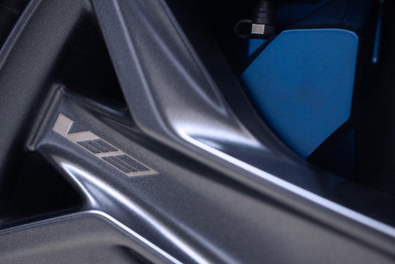 Close-up of the 2026 OPTIQ-V Brembo Performance Front Brakes | Fremont Cadillac in FREMONT CA