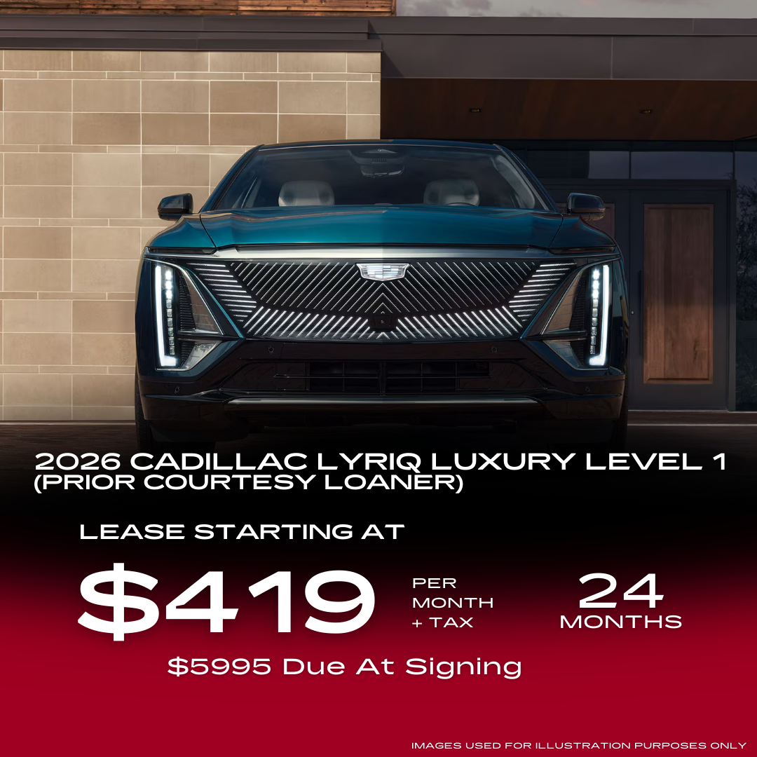 Lease $419/mo + tax for 24 mos w/$5,995 due at signing