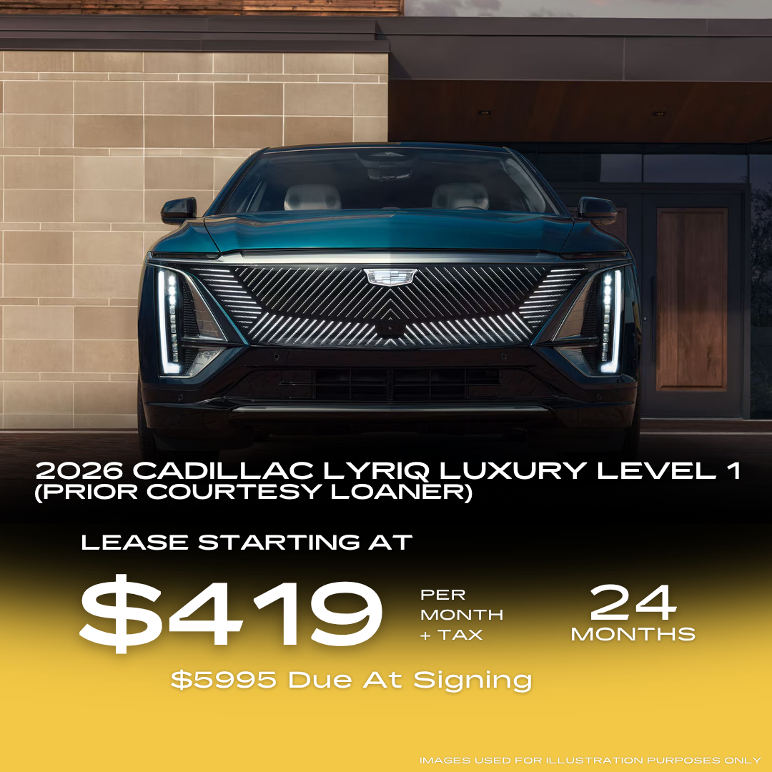 Lease $419/mo + tax for 24 mos w/$5,995 due at signing