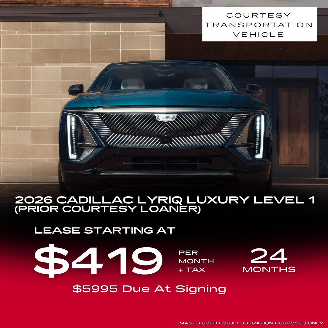 Lease $419/mo + tax for 24 mos w/$5,995 due at signing