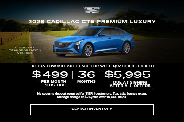 2026 CADILLAC CT5 PREMIUM LUXURY (PRIOR COURTESY LOANER)