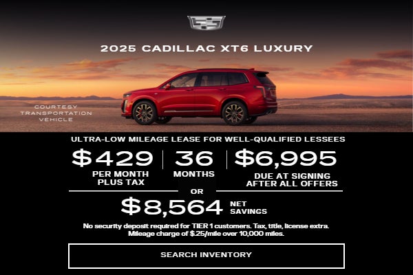 2025 CADILLAC XT6 LUXURY (PRIOR COURTESY LOANER )