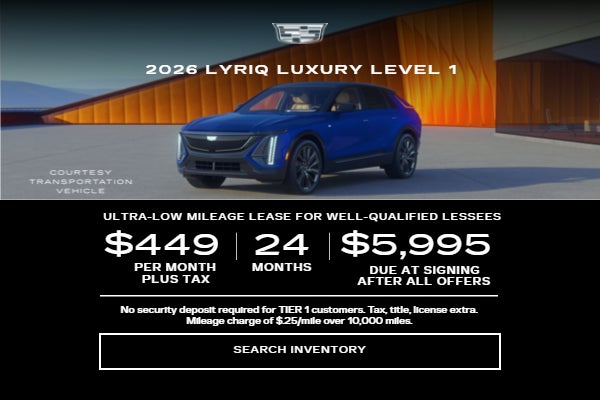 2026 CADILLAC LYRIQ (PRIOR COURTESY LOANER) LUXURY LEVEL 1