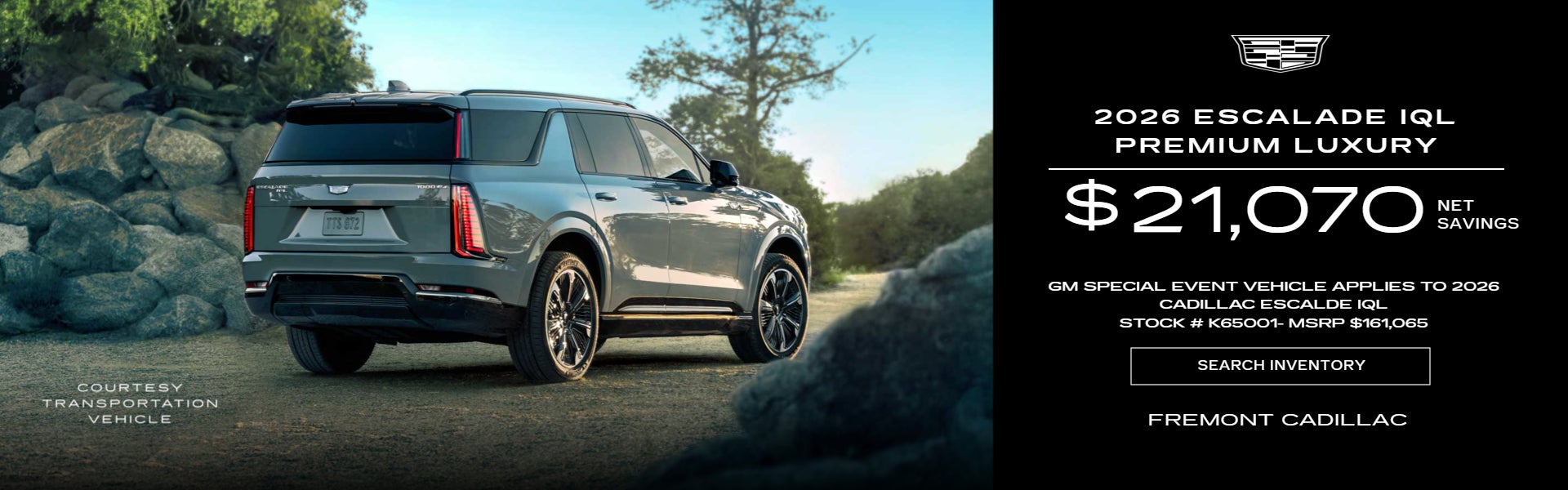2026 Cadillac Escalade IQL (GM Special Event Vehicle) 