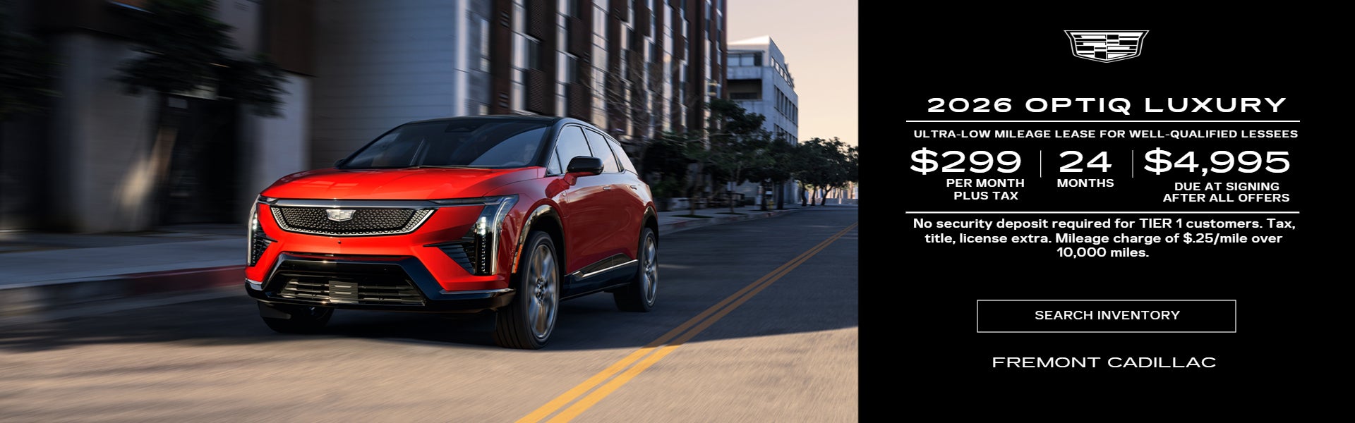 2026 CADILLAC OPTIQ LUXURY