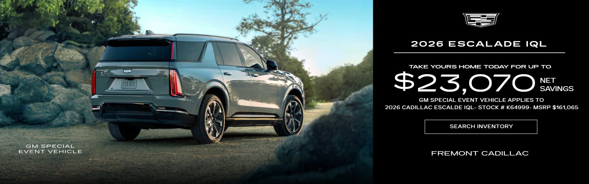 2026 Cadillac Escalade IQL (GM Special Event Vehicle) 