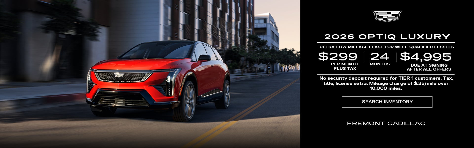 2026 CADILLAC OPTIQ LUXURY