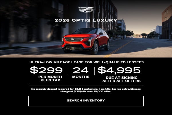 2026 CADILLAC OPTIQ LUXURY