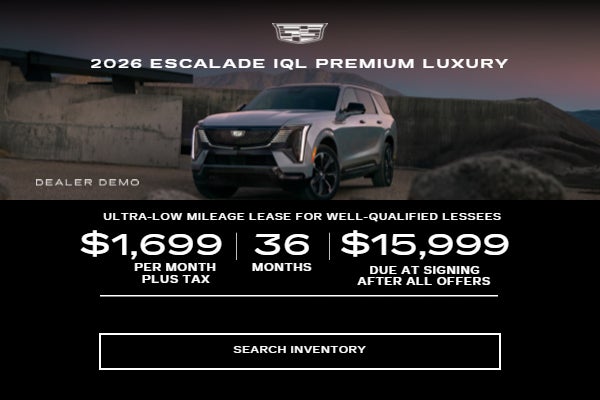 2026 Cadillac Escalade IQL ( GM DEMO ) PREMIUM LUXURY
