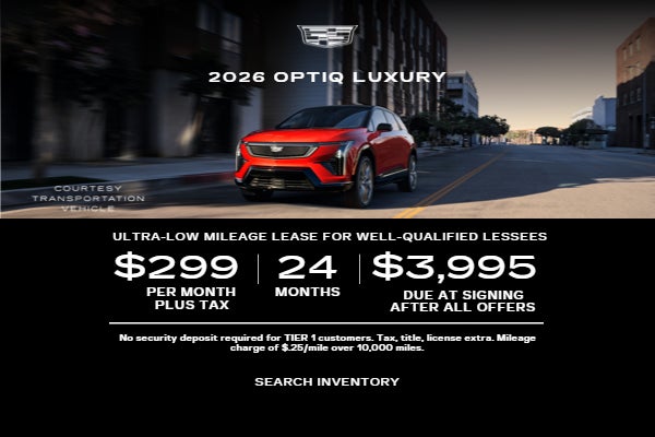 2026 CADILLAC OPTIQ LUXURY (Prior courtesy loaner)