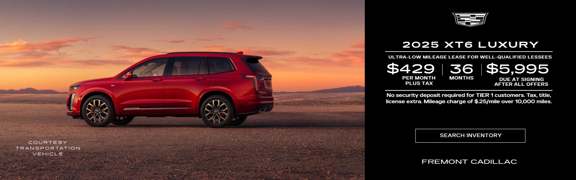 2025 CADILLAC XT6 LUXURY (PRIOR COURTESY LOANER )