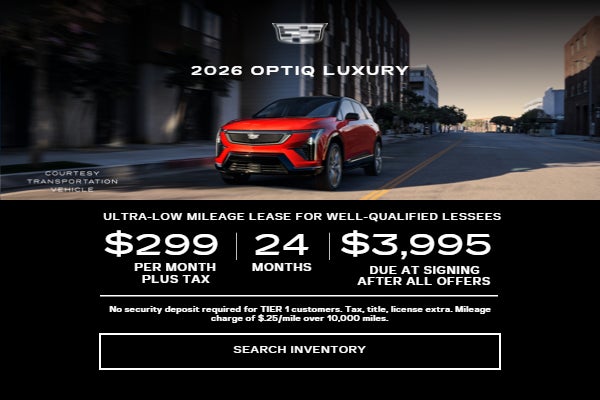2026 CADILLAC OPTIQ LUXURY (Prior courtesy loaner)