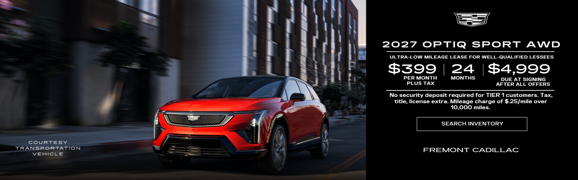  2027 CADILLAC OPTIQ SPORT AWD 